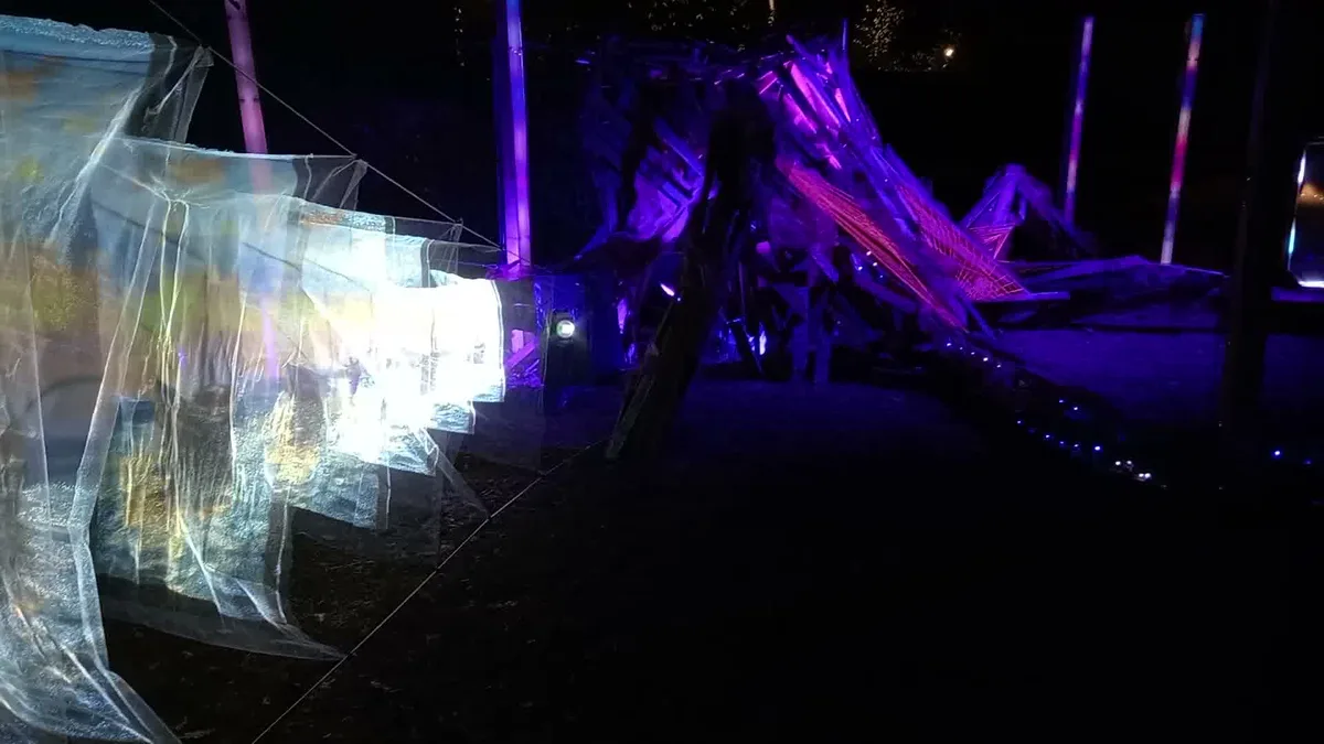 LED Audio-réactif + Video Mapping — Hadra Trance Festival, Grenoble 2025 (3)